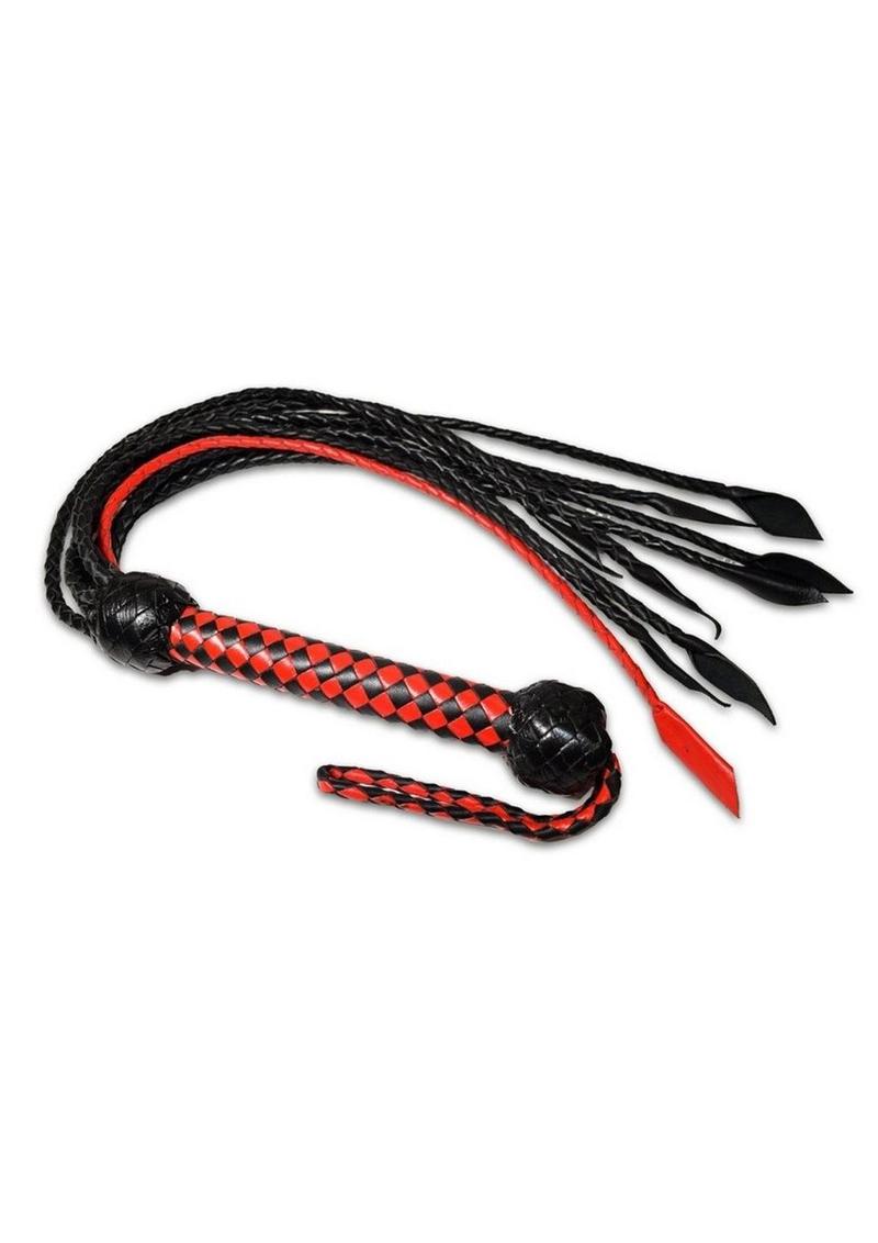 Prowler Red Short Handle Flogger