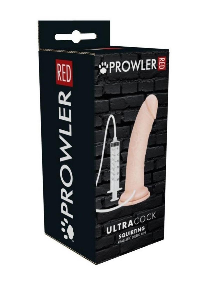 Prowler Red Ultra Cock Realistic Squirting Dildo