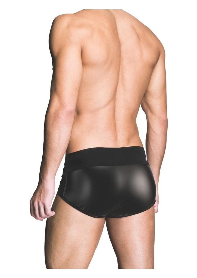 Prowler Red Wetlook Brief - Black - XLarge