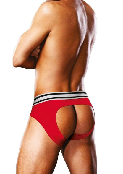 Prowler Red/White Open Brief - Red/White - Medium