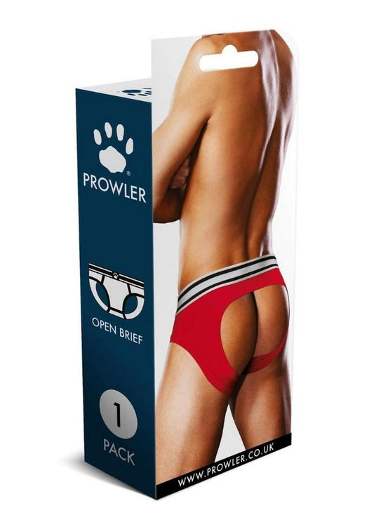 Prowler Red/White Open Brief - Red/White - Small