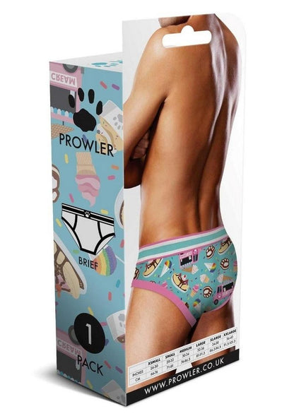 Prowler Sundae Brief - Blue/Pink - Large