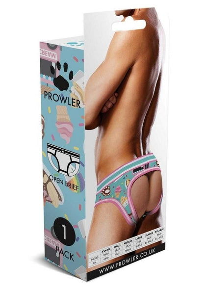 Prowler Sundae Open Brief - Blue/Pink - XSmall