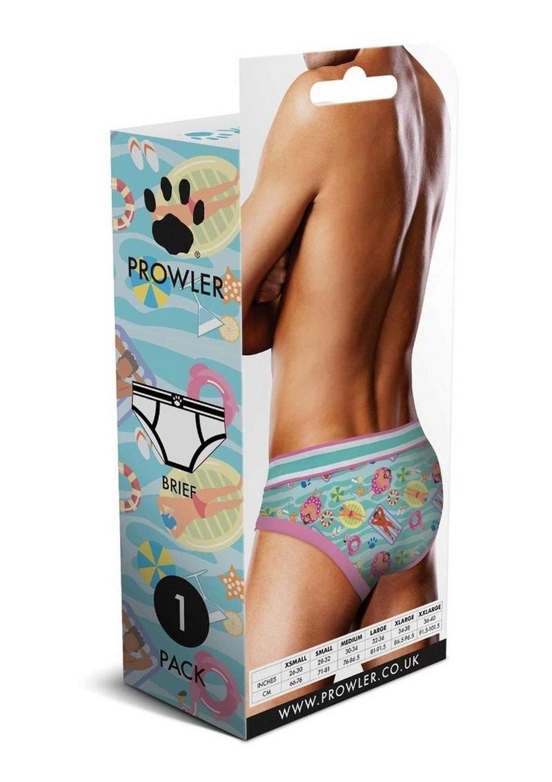 Prowler Swimming Brief - Blue/Multicolor - Medium