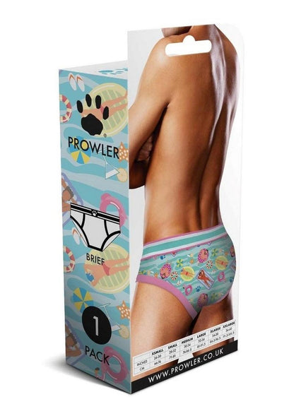 Prowler Swimming Brief - Blue/Multicolor - Medium