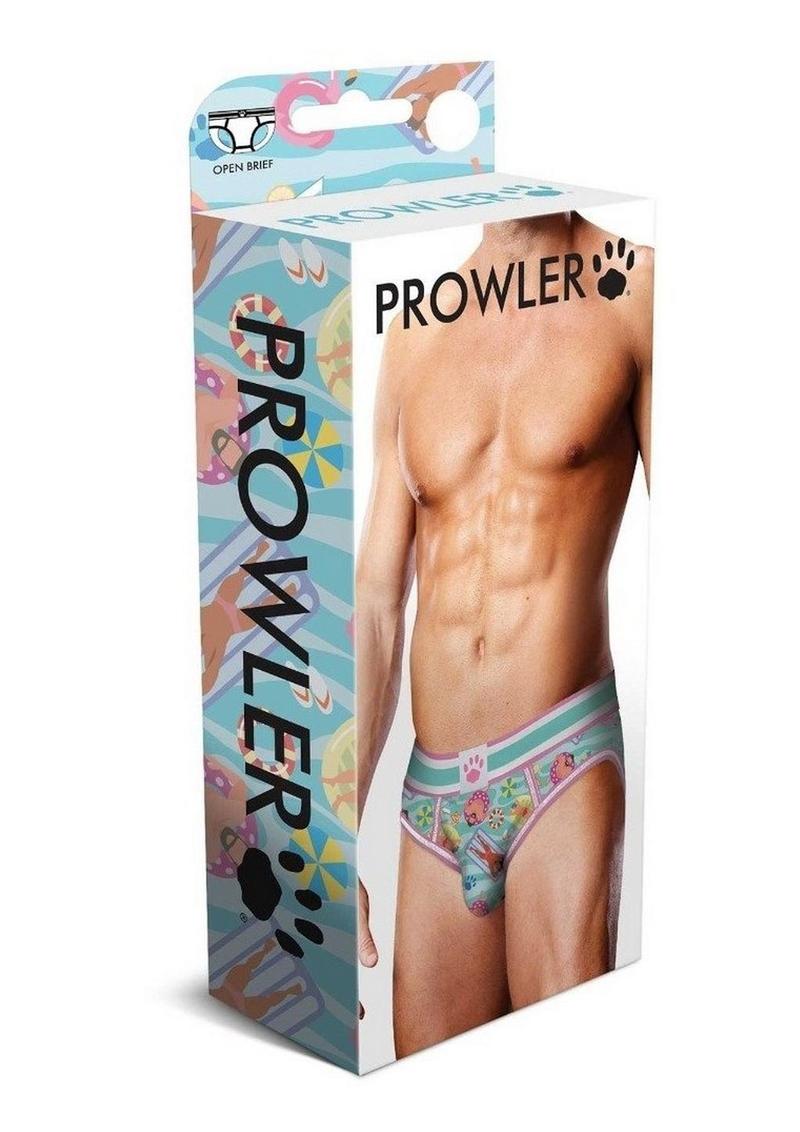 Prowler Swimming Open Brief - Blue/Multicolor - XLarge