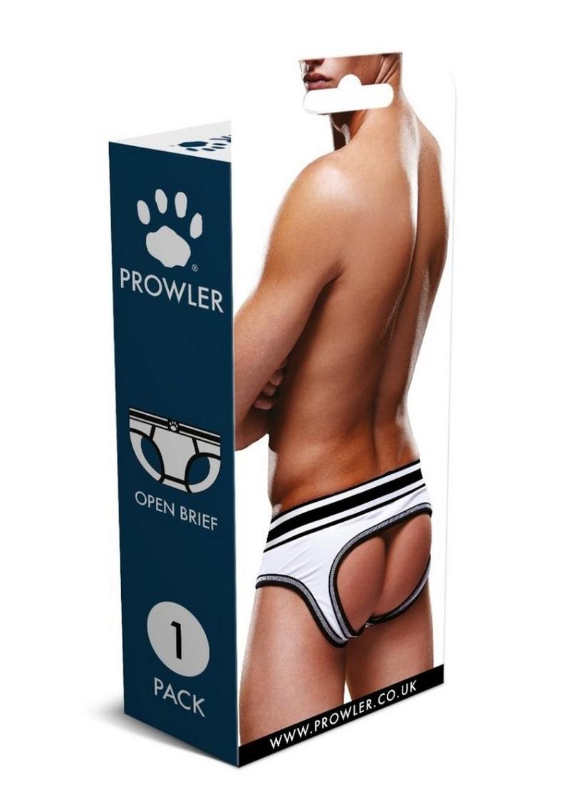 Prowler White/Black Open Brief - Black/White - Medium