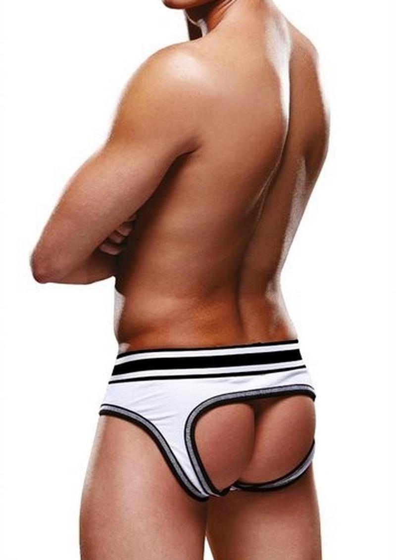 Prowler White/Black Open Brief - Black/White - Small