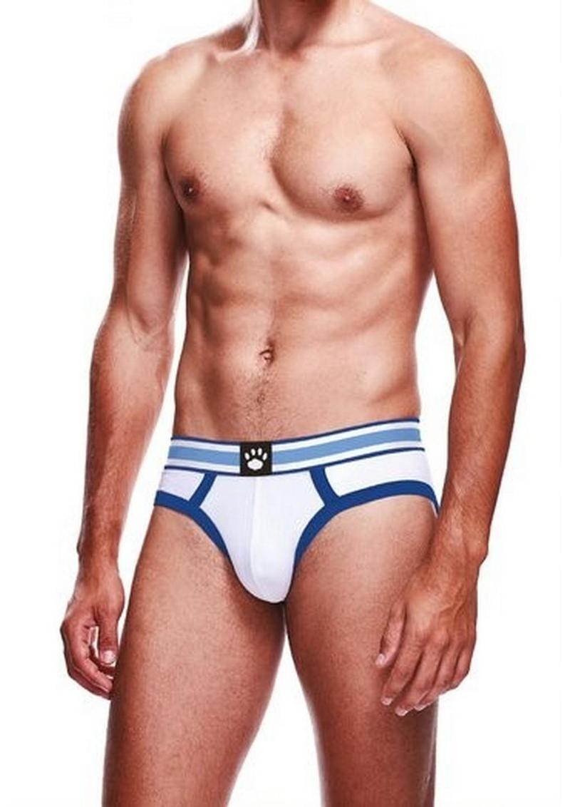 Prowler White/Blue Brief