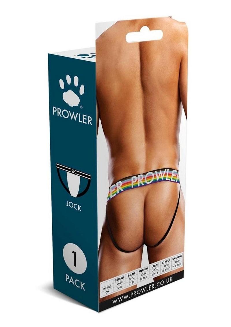 Prowler White Oversized Paw Jock - Multicolor/Rainbow/White - Large