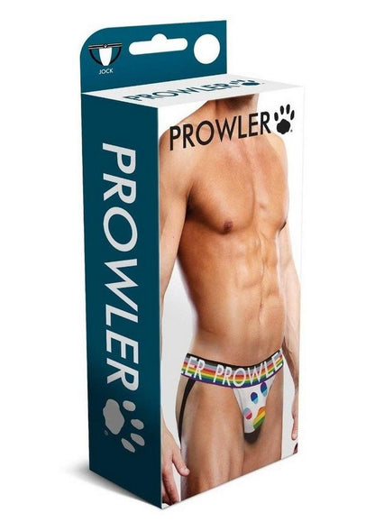 Prowler White Oversized Paw Jock - Multicolor/Rainbow/White - Medium