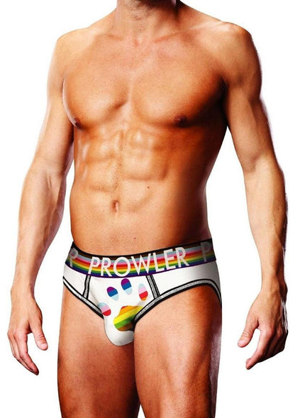 Prowler White Oversized Paw Open Brief