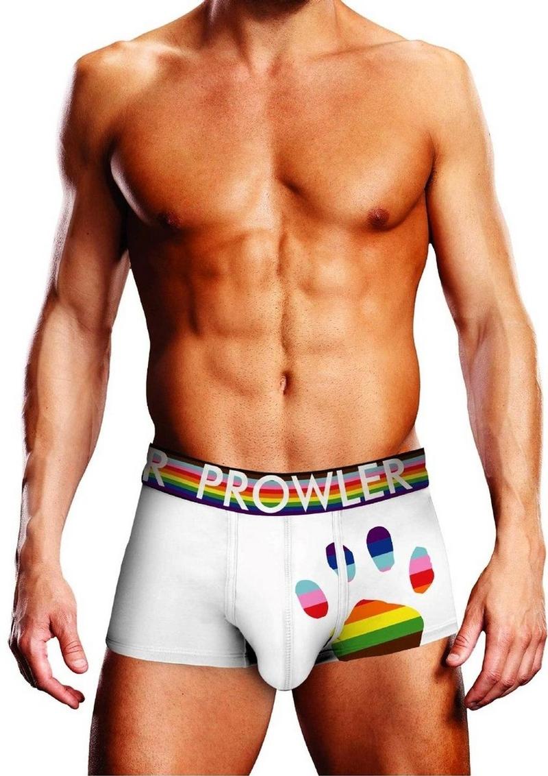 Prowler White Oversized Paw Trunk - Multicolor/Rainbow/White - Medium