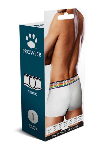 Prowler White Oversized Paw Trunk - Multicolor/Rainbow/White - Small