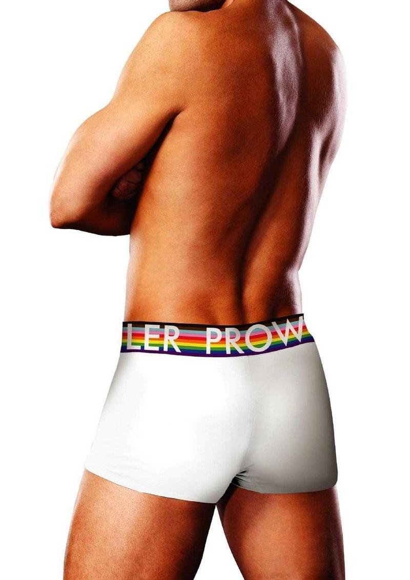 Prowler White Oversized Paw Trunk - Multicolor/Rainbow/White - Small