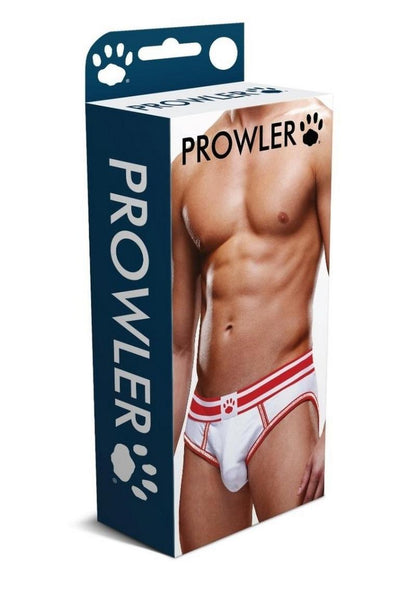 Prowler White/Red Open Brief