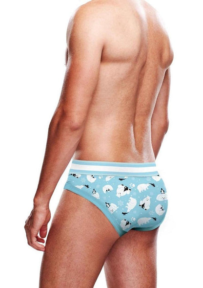 Prowler Winter Animals Brief - Blue/White - XSmall