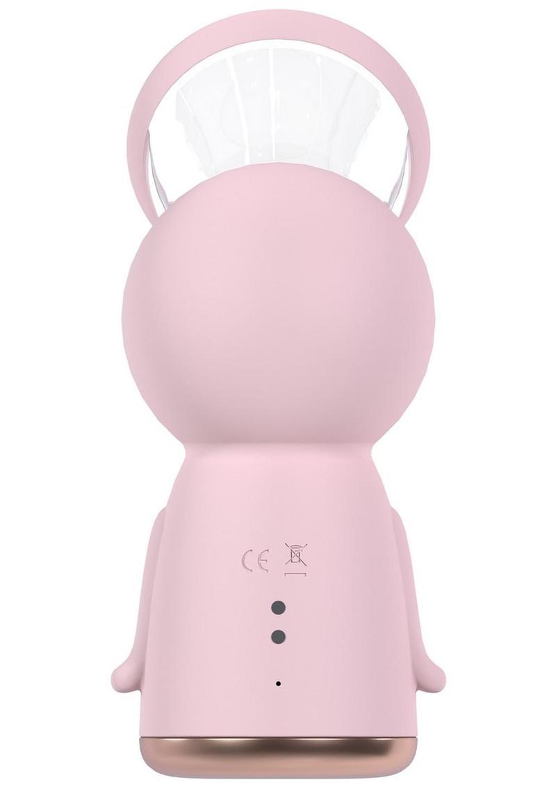 Pumped Exquisite Automatic 13 Speed Silicone Rechargeable Vulva and Breast Pump - Pink