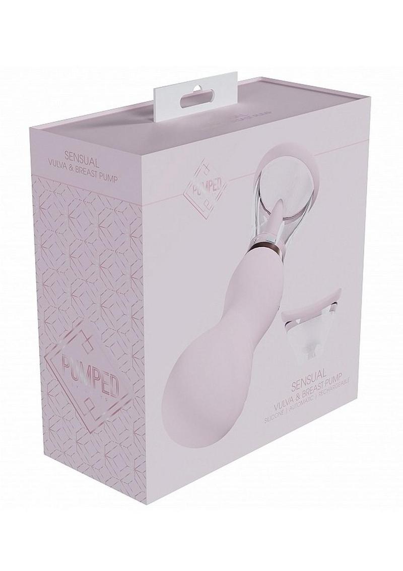 Pumped Sensual Automatic 13 Speed Silicone Rechargeable Vulva and Breast Pump