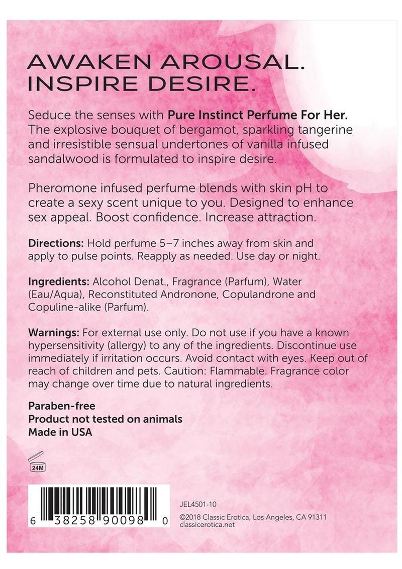 Pure Instinct Pheromone Perfume For Her - .5oz