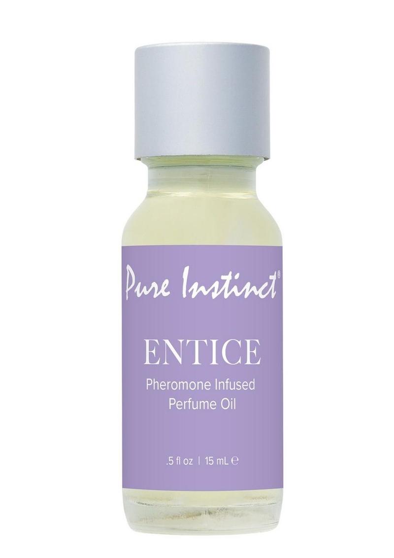 Pure Instinct Pheromone Perfume Oil Dropper- Entice - 0.5oz/15ml