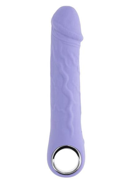 Purple Fantasy Rechargeable Silicone Vibrator - Purple