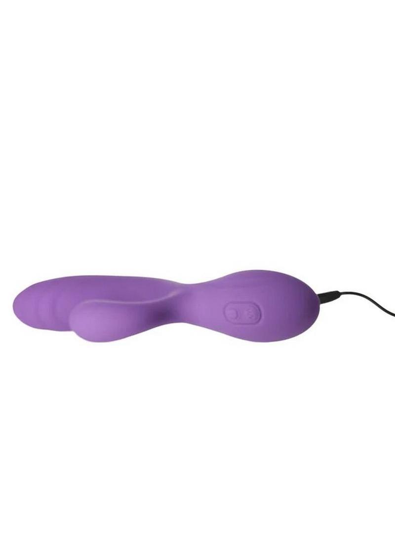 Purple Vibe Rechargeable Silicone Dual Vibe Massager