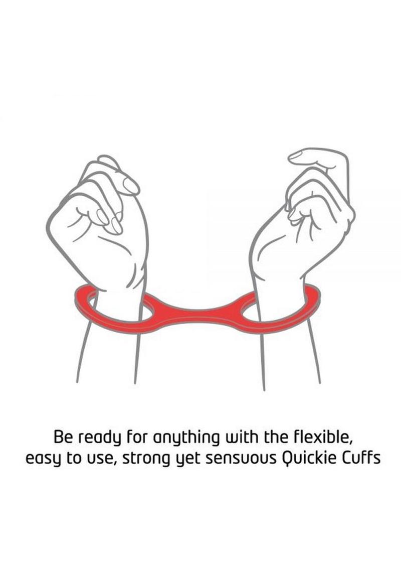 Quickie Cuffs - Red - Large