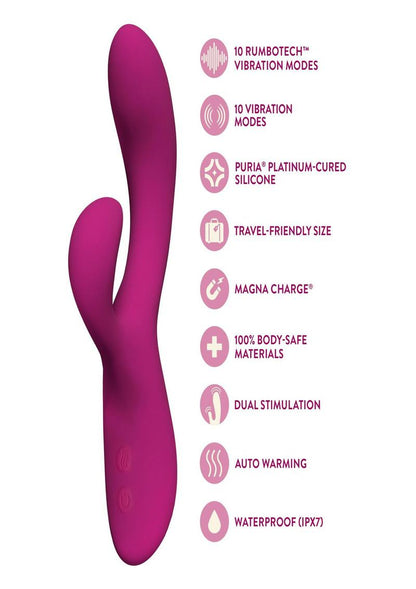 Quinn Rechargeable Silicone Rabbit Vibrator