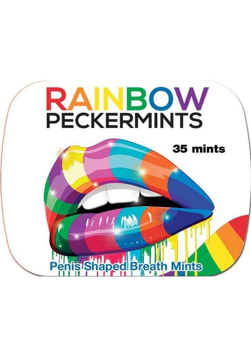 Rainbow Peckermints Breath Mints .8 Ounce Tin - Multicolor