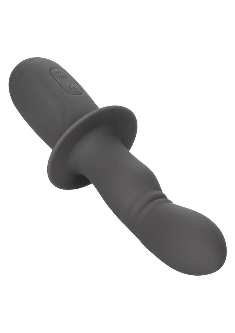 Ramrod Rocking Rechargeable Silicone Anal Probe - Gray/Grey