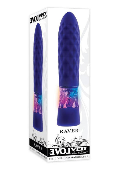 Raver Rechargeable Silicone Light-Up Vibrating Bullet