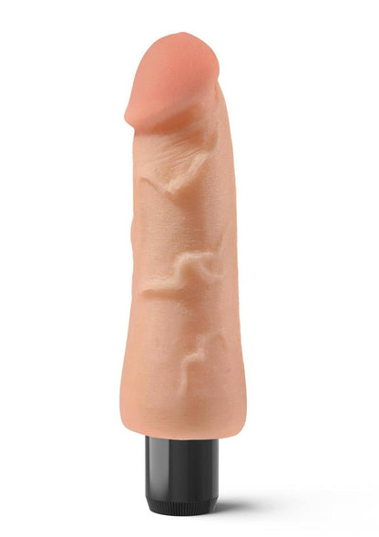 Real Feel Lifelike Toyz No. 4 Realistic Vibrating Dildo - Vanilla - 6in