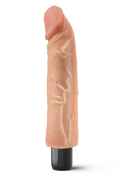 Real Feel Lifelike Toyz No. 6 Realistic Vibrating Dildo - Vanilla - 8in