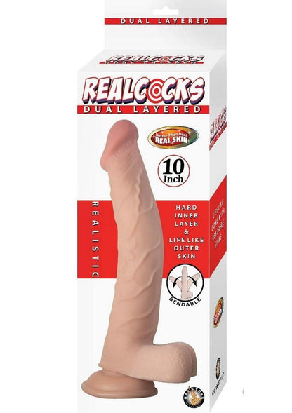 Realcocks Dual Layered Bendable Dildo