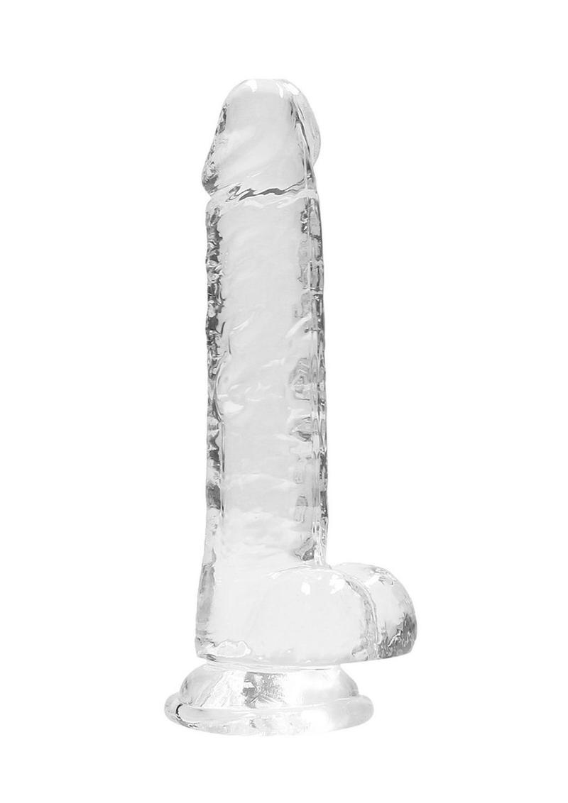 Realrock Crystal Clear Dildo with Balls