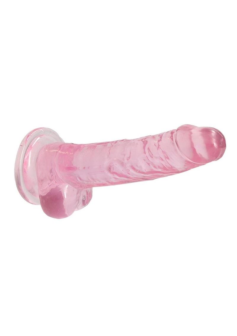 Realrock Crystal Clear Dildo with Balls