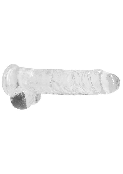 Realrock Crystal Clear Dildo with Balls