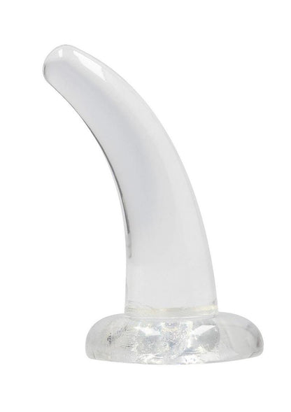 Realrock Crystal Clear Non Realistic Dildo with Suction Cup