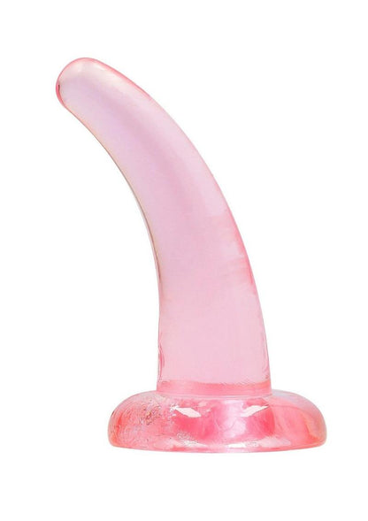 Realrock Crystal Clear Non Realistic Dildo with Suction Cup