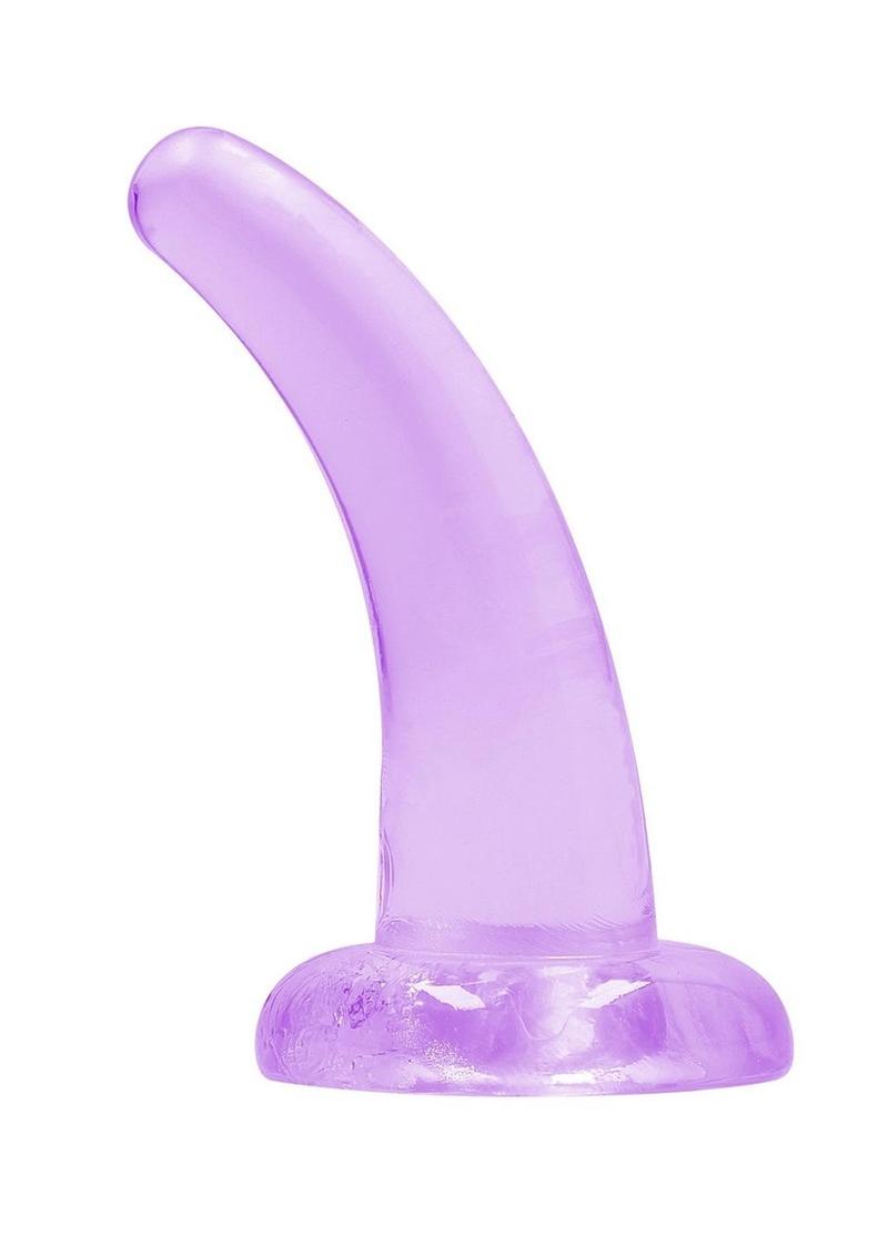 Realrock Crystal Clear Non Realistic Dildo with Suction Cup