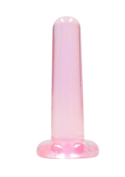 Realrock Crystal Clear Non Realistic Dildo with Suction Cup