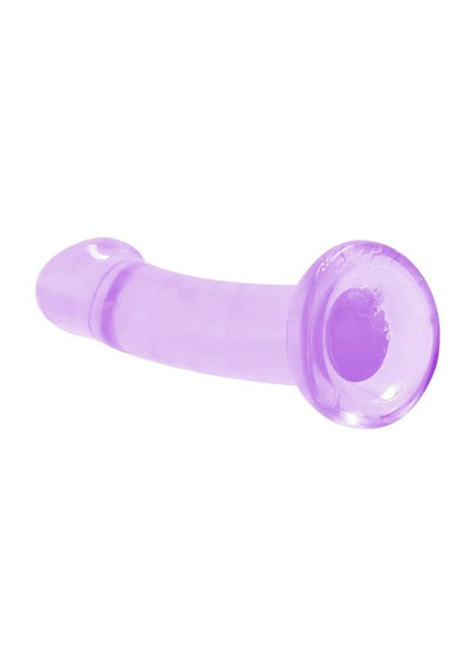 Realrock Crystal Clear Non Realistic Dildo with Suction Cup