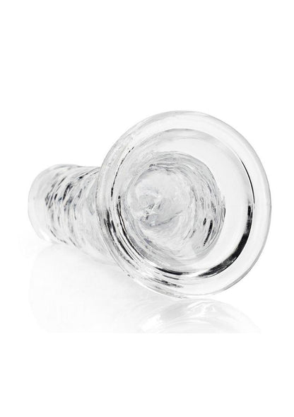 Realrock Crystal Clear Straight No Balls Dildo - Clear - 11in