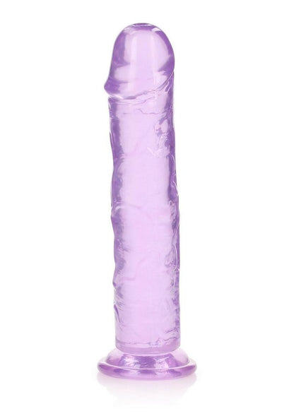 Realrock Crystal Clear Straight No Balls Dildo