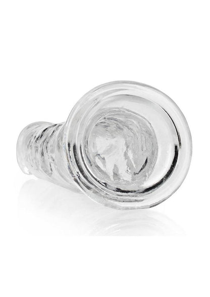 Realrock Crystal Clear Straight No Balls Dildo - Clear - 9in