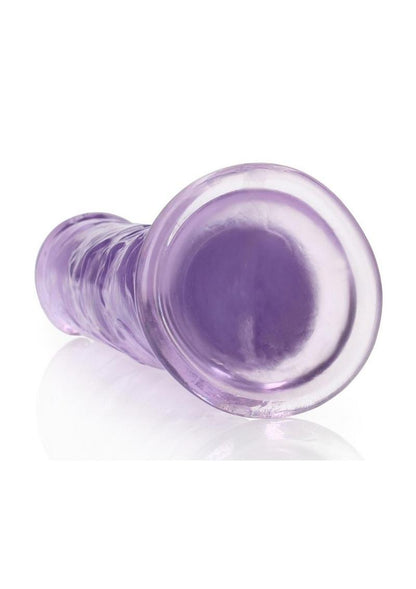 Realrock Crystal Clear Straight No Balls Dildo