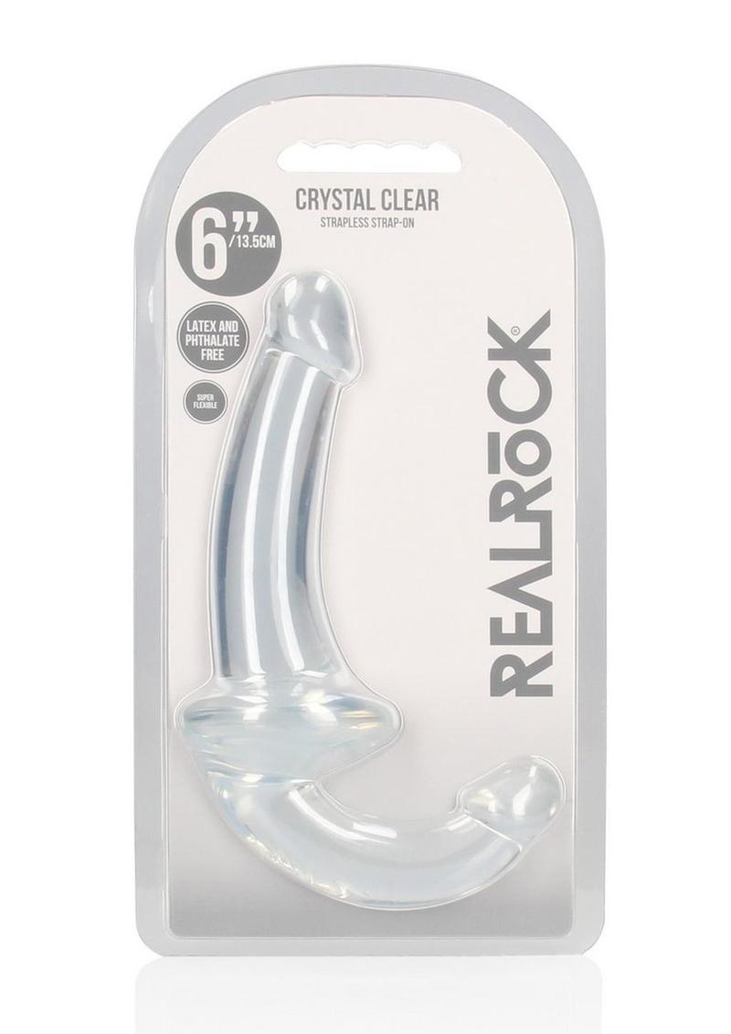 Realrock Crystal Clear Strapless Strap-On 6