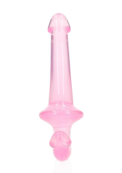 Realrock Crystal Clear Strapless Strap-On 6 - Clear/Pink