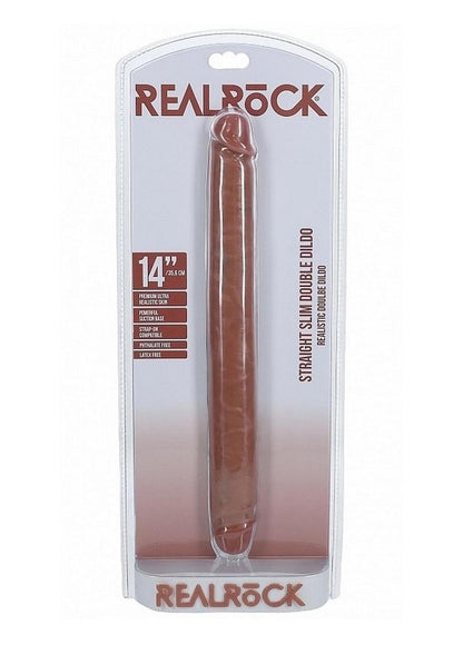 Realrock Realistic Skin Slim Double Ended Dong